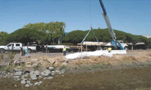 Dewatering Tidal Canal for Water Intake Repair Fremont, CA (2002)