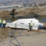 Dewatering Tidal Canal for Water Intake Repair Fremont, CA (2002)