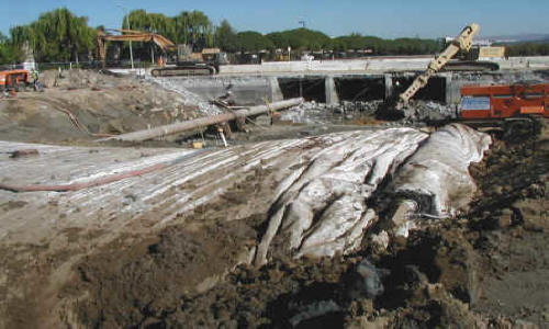 Dewatering Tidal Canal for Water Intake Repair Fremont, CA (2002)