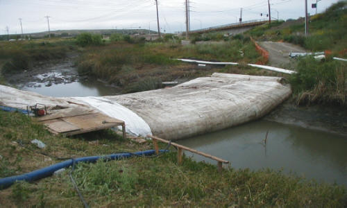 Tidal Canal Dewatering for CalTrans Interstate 880, Milpitas, CA