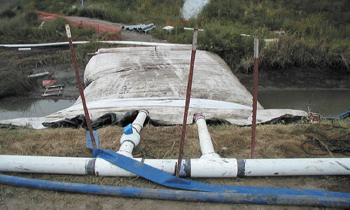 Tidal Canal Dewatering for CalTrans Interstate 880, Milpitas, CA