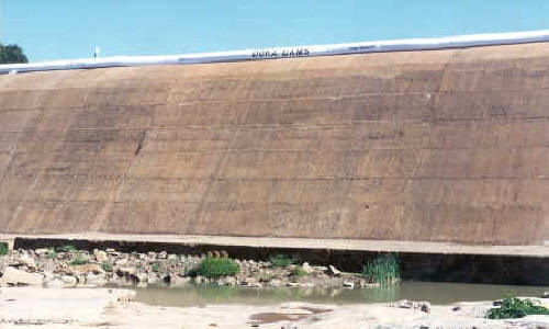 Dam Topping for Water Retention Natal Province, South Africa