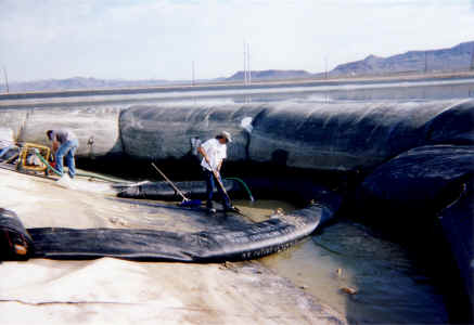 Pond Liner Repair Griffith Energy Power Plant Kingman, AZ