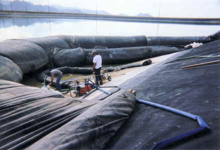 Pond Liner Repair Griffith Energy Power Plant Kingman, AZ