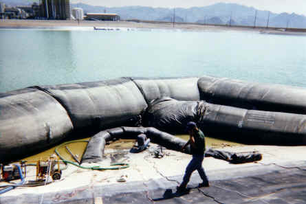 Pond Liner Repair Griffith Energy Power Plant Kingman, AZ