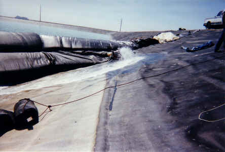 Pond Liner Repair Griffith Energy Power Plant Kingman, AZ