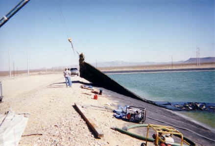 Pond Liner Repair Griffith Energy Power Plant Kingman, AZ