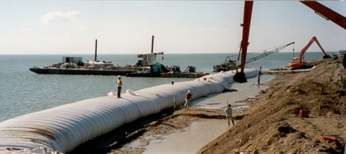 Sand Tube Project Galveston Bay, TX (1999)
