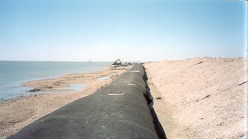 Sand Tube Project Galveston Bay, TX (1999)