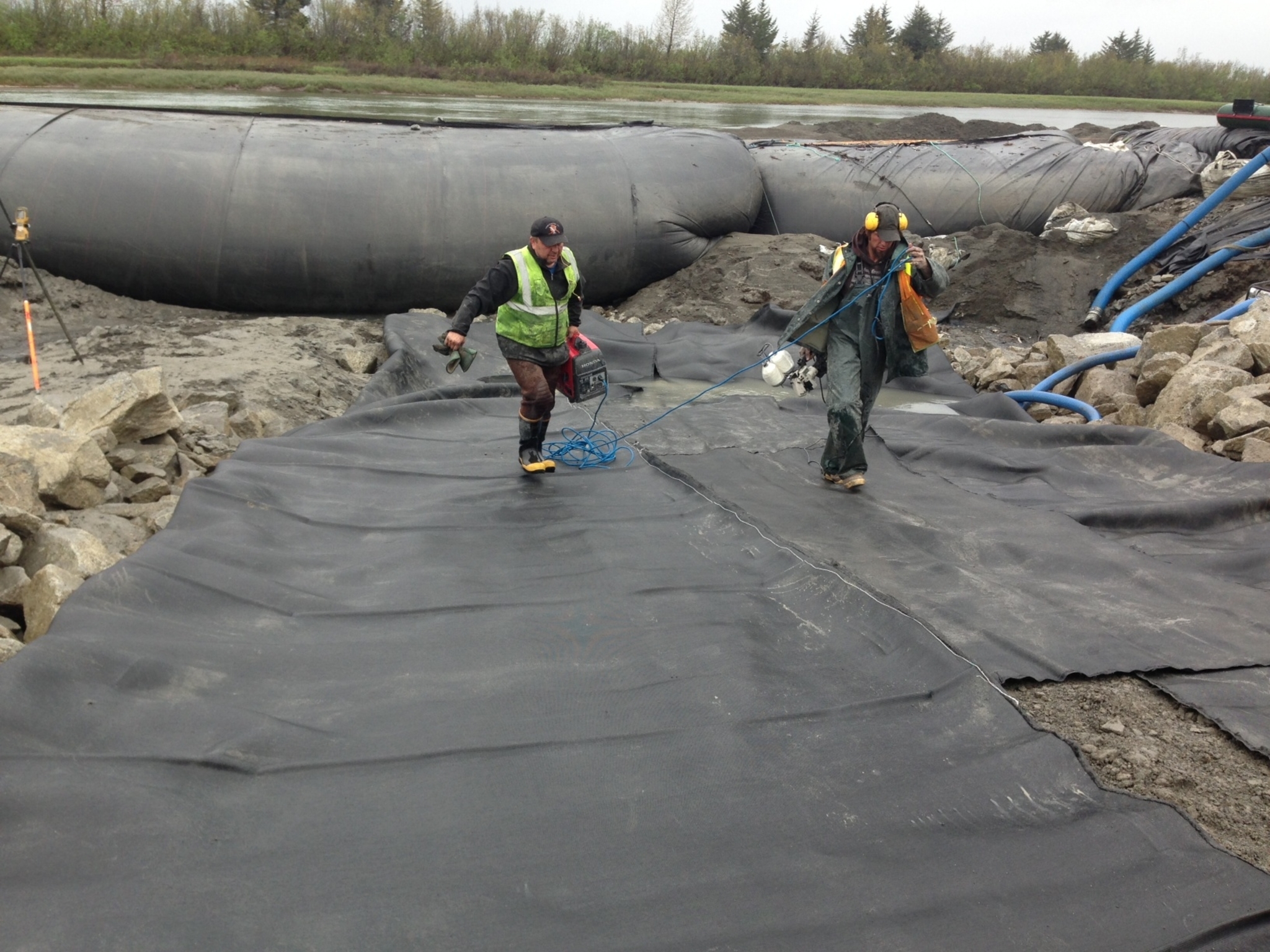 Boat Ramp Installation: Fairbanks, AK 2013