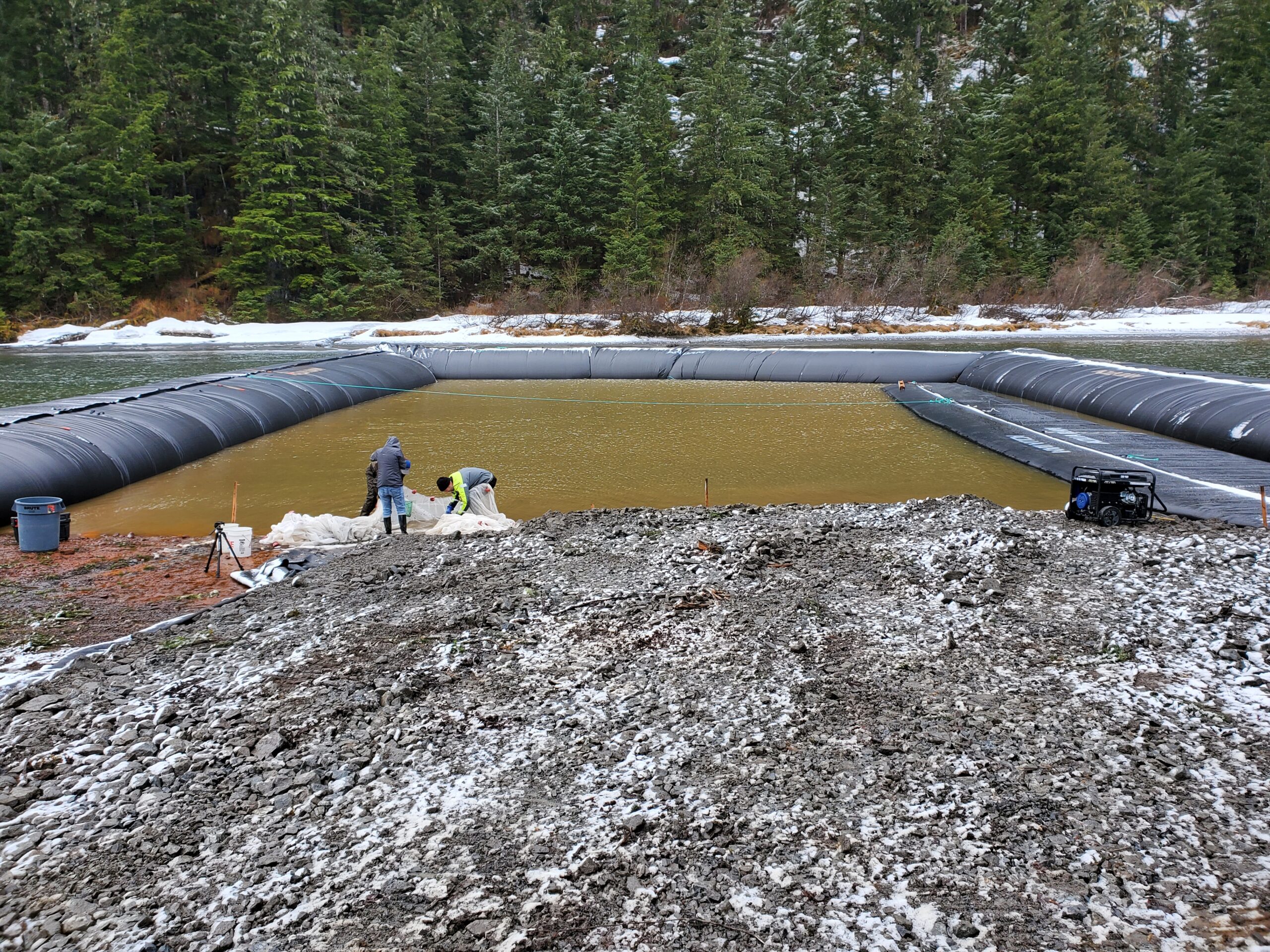 Eyak River Boat Ramp Installation Cordova, AK 2022