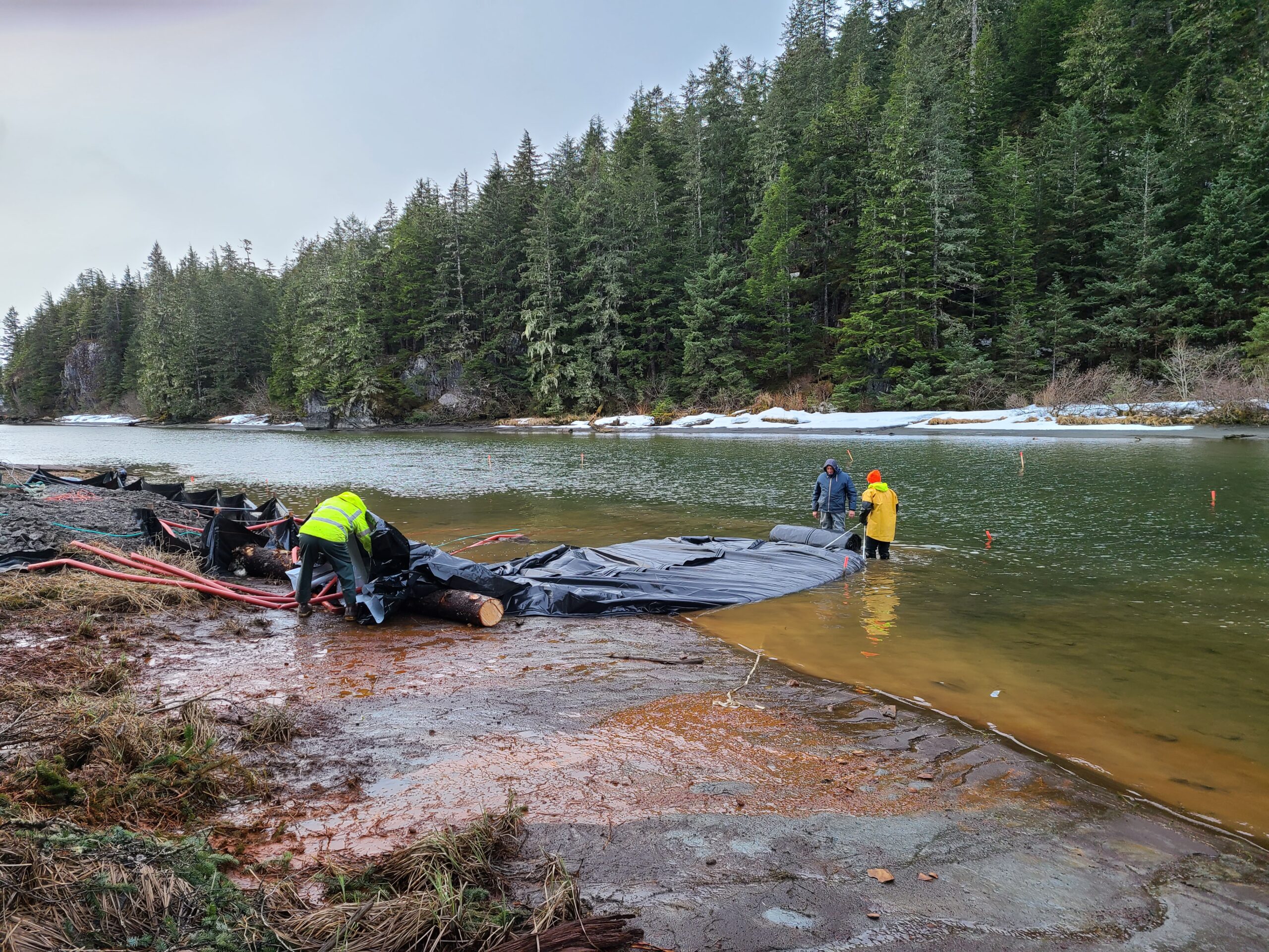 Eyak River Boat Ramp Installation Cordova, AK 2022