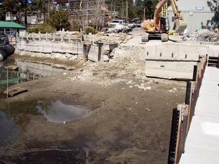 North Shore of Lake Tahoe, CA Boat Ramp Repair – 2003