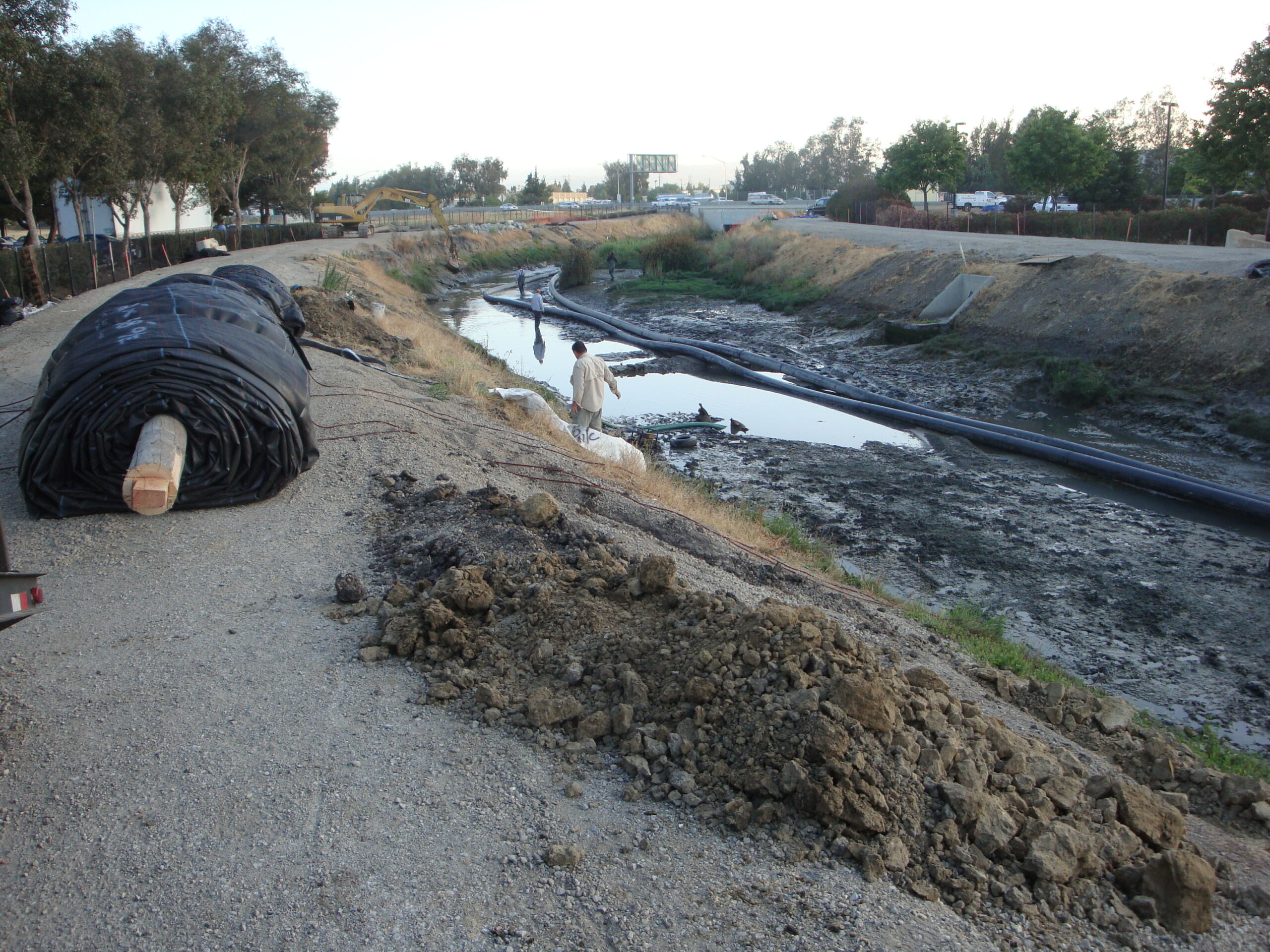 Canal Isolation, Flume Pipes Fremont, CA 2008