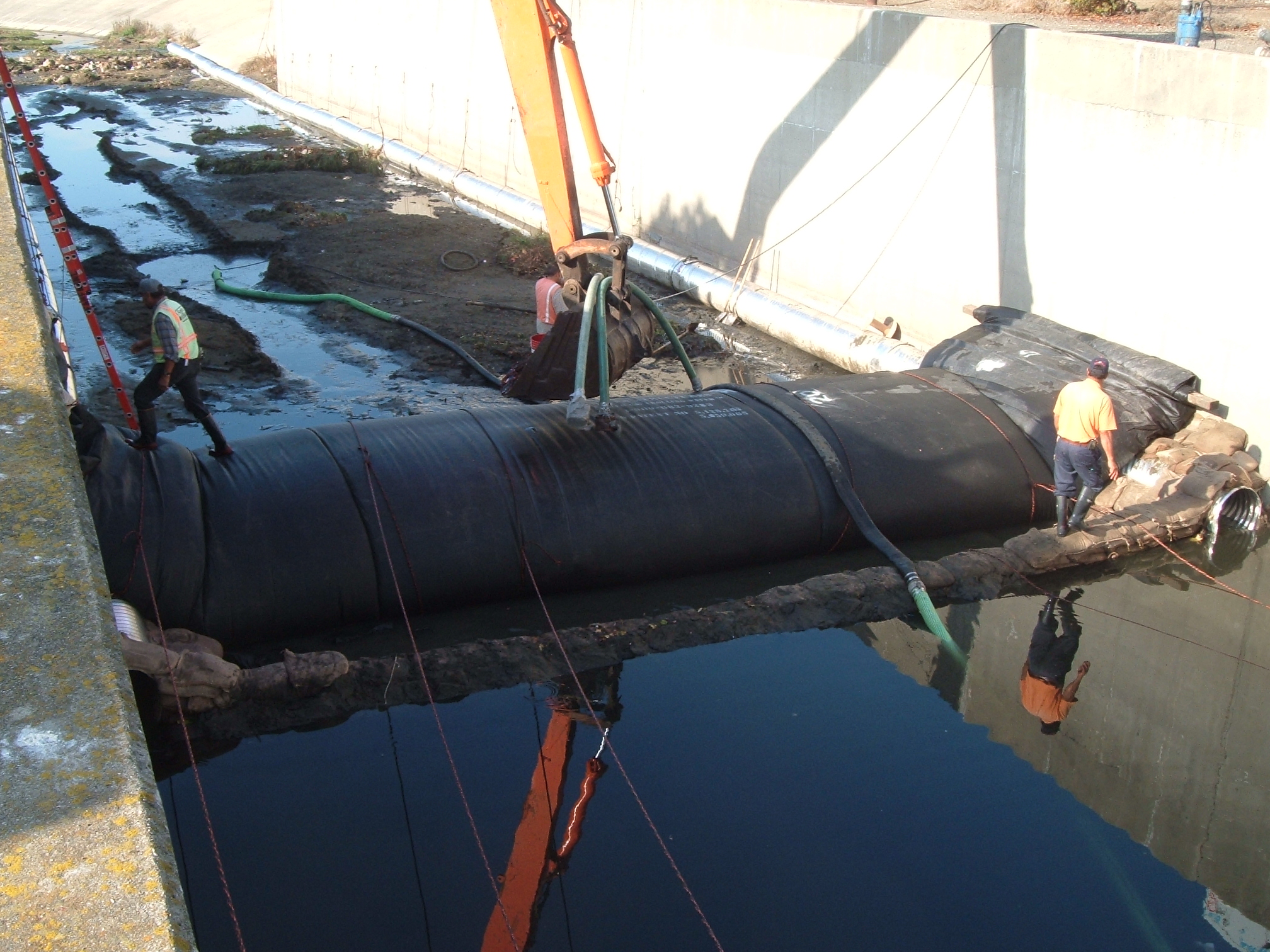 Canal Isolation, FANFA Inc., Flume Pipe Fremont, CA 2005