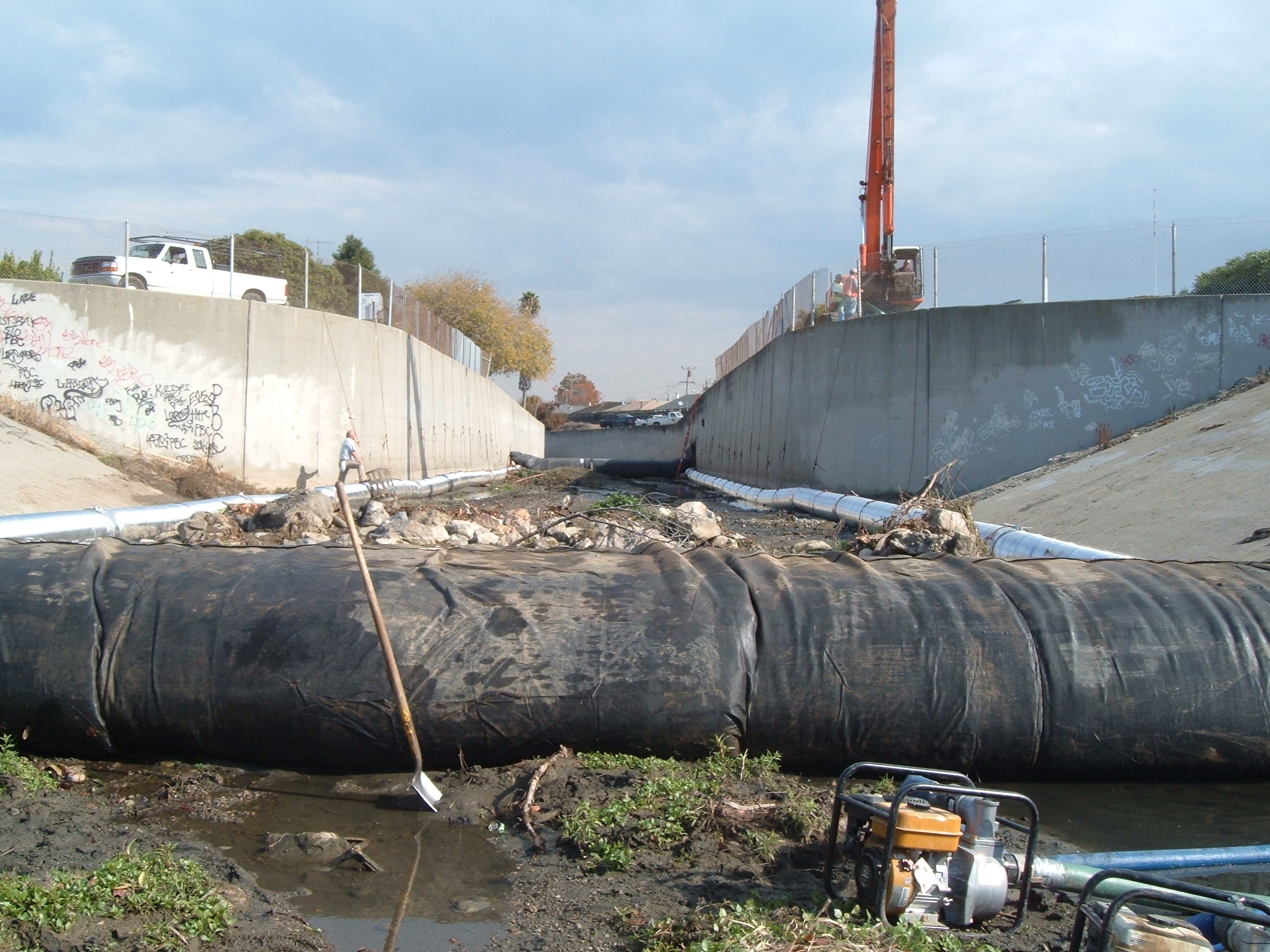 Canal Isolation, FANFA Inc., Flume Pipe Fremont, CA 2005