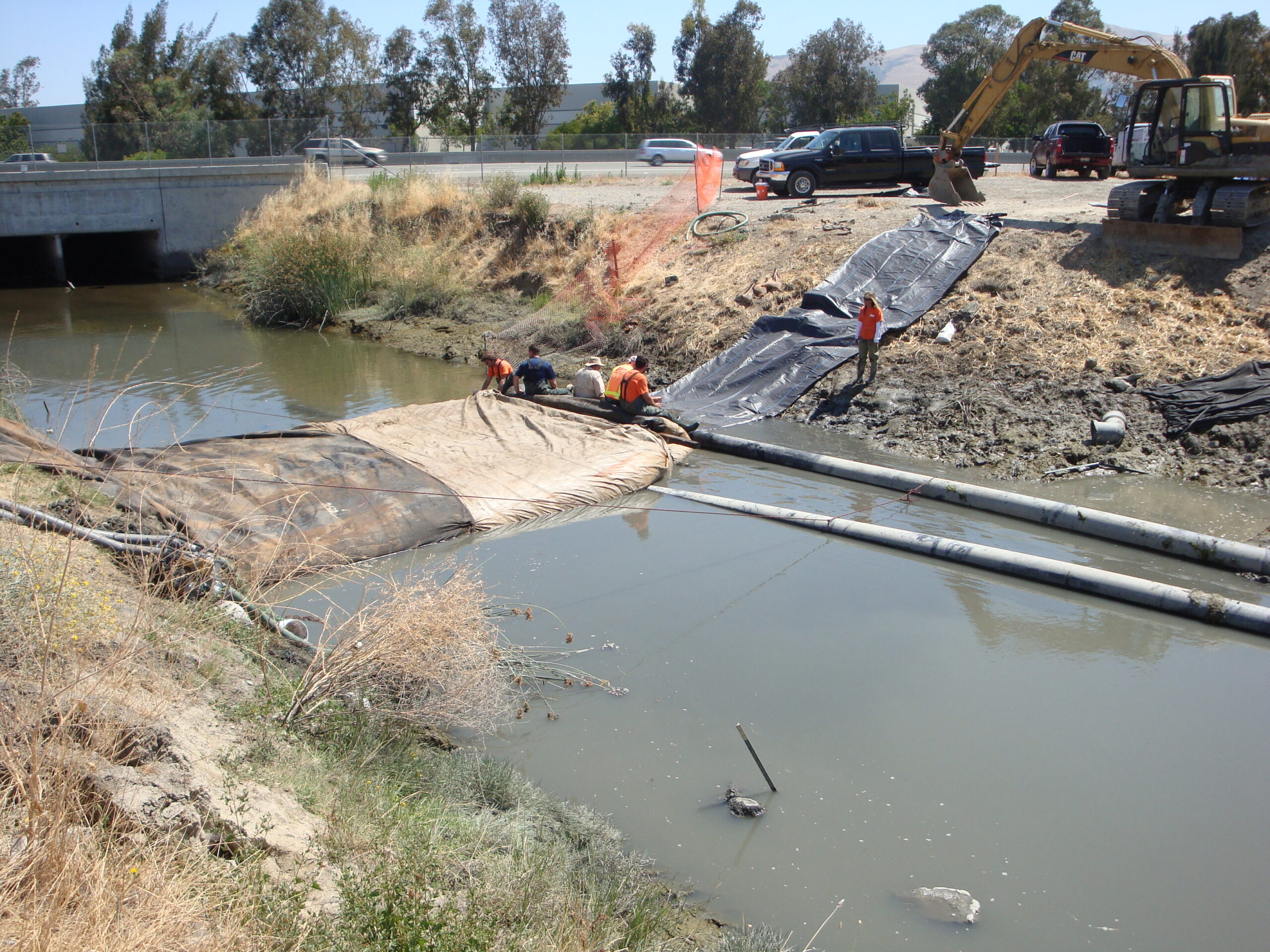 Canal Isolation, Flume Pipes Fremont, CA 2008