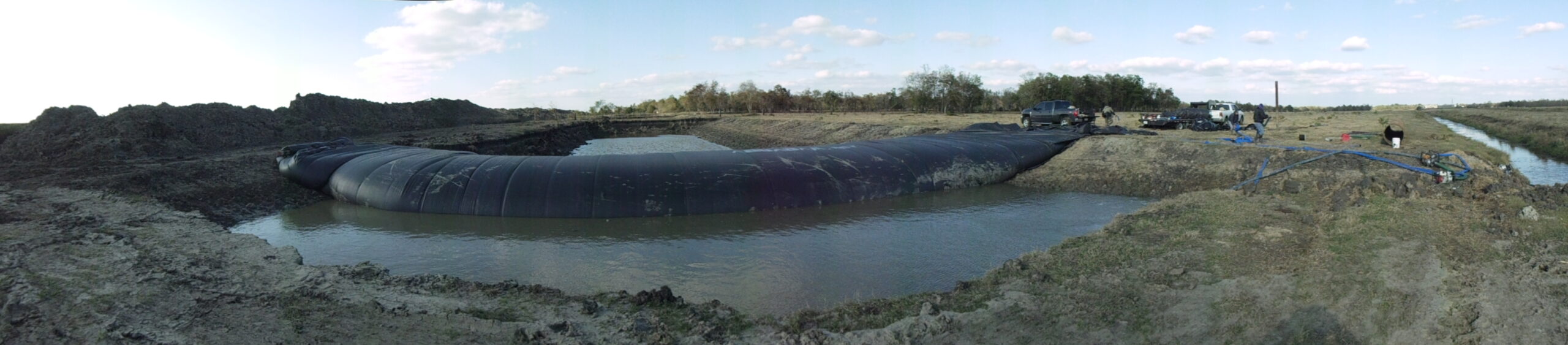 Canal Isolation, Containment of Work Area, Louisiana 2011