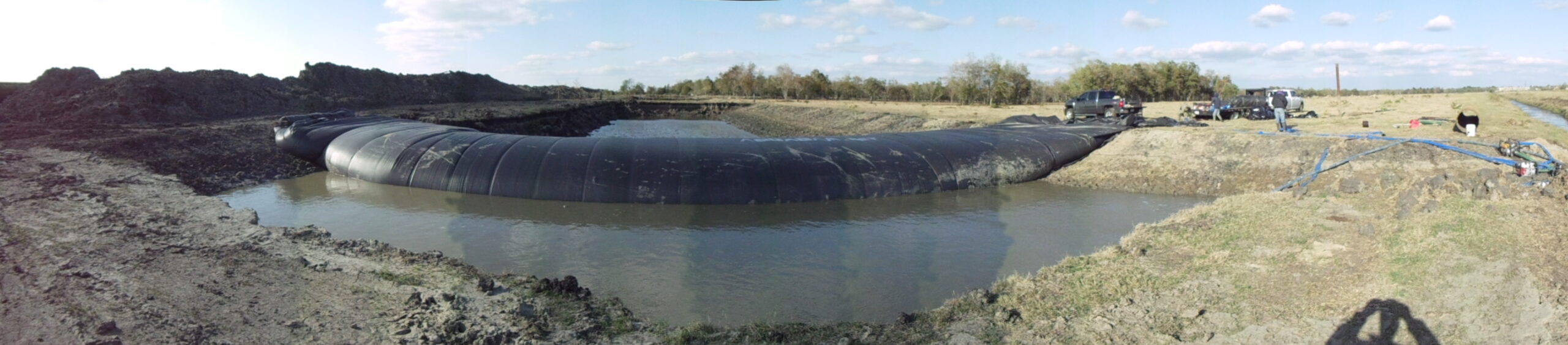 Canal Isolation, Containment of Work Area, Louisiana 2011