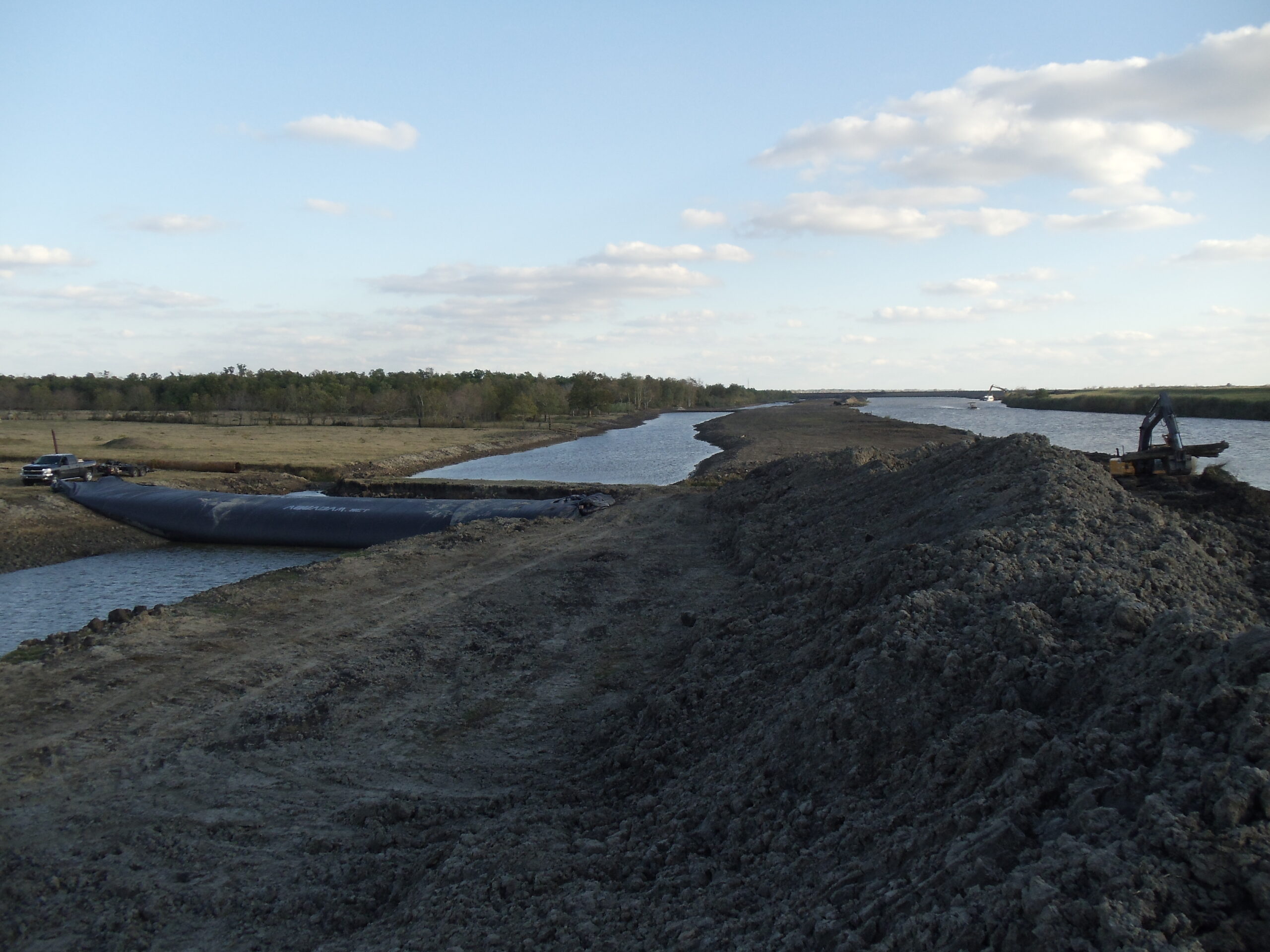 Canal Isolation, Containment of Work Area, Louisiana 2011