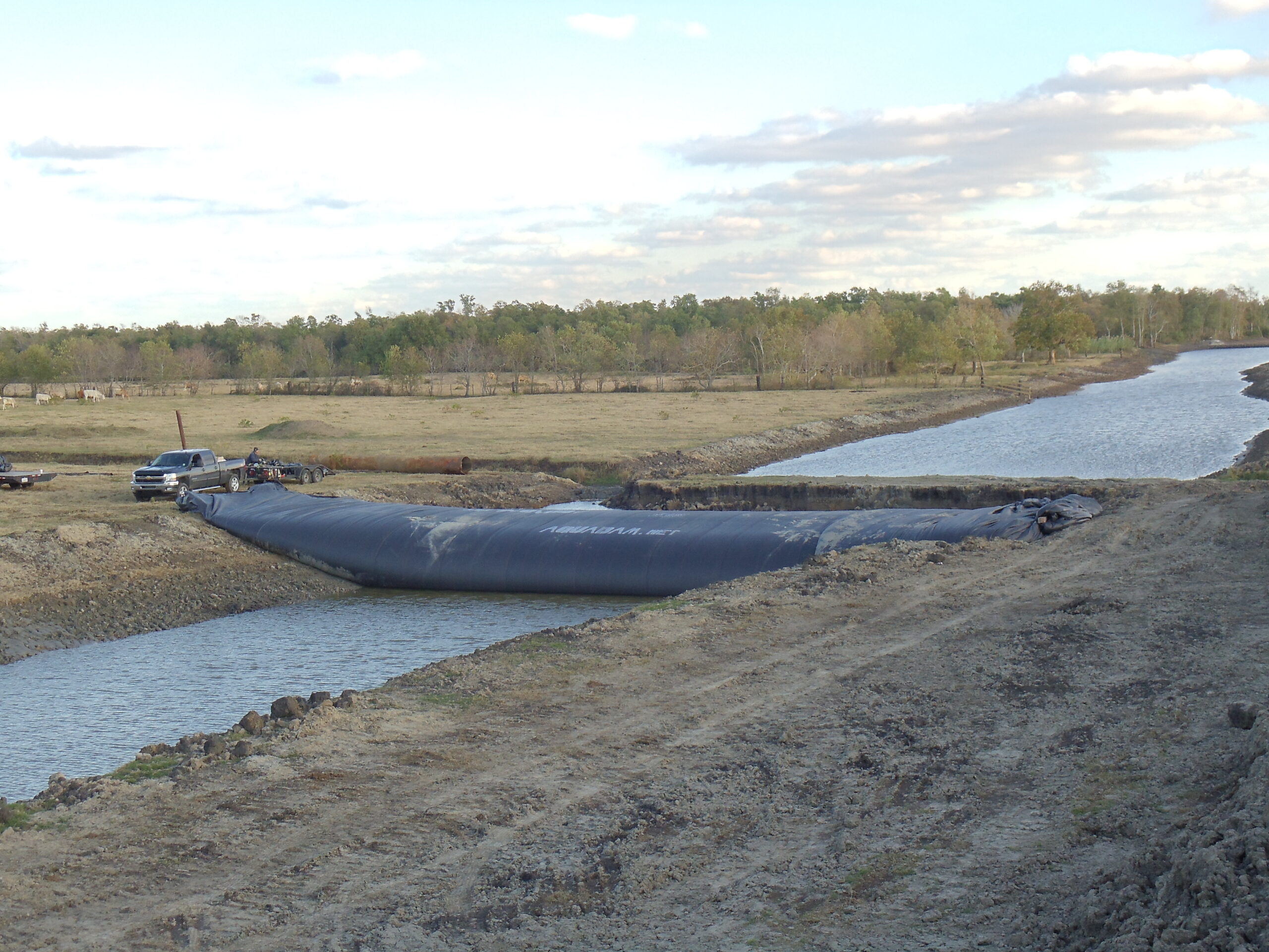 Canal Isolation, Containment of Work Area, Louisiana 2011