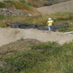 Canal Crossing for Bridge Repair Brentwood, CA 2002