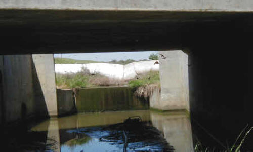 Canal Crossing for Bridge Repair Brentwood, CA 2002