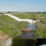 Canal Crossing for Bridge Repair Brentwood, CA 2002