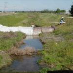 Canal Crossing for Bridge Repair Brentwood, CA 2002