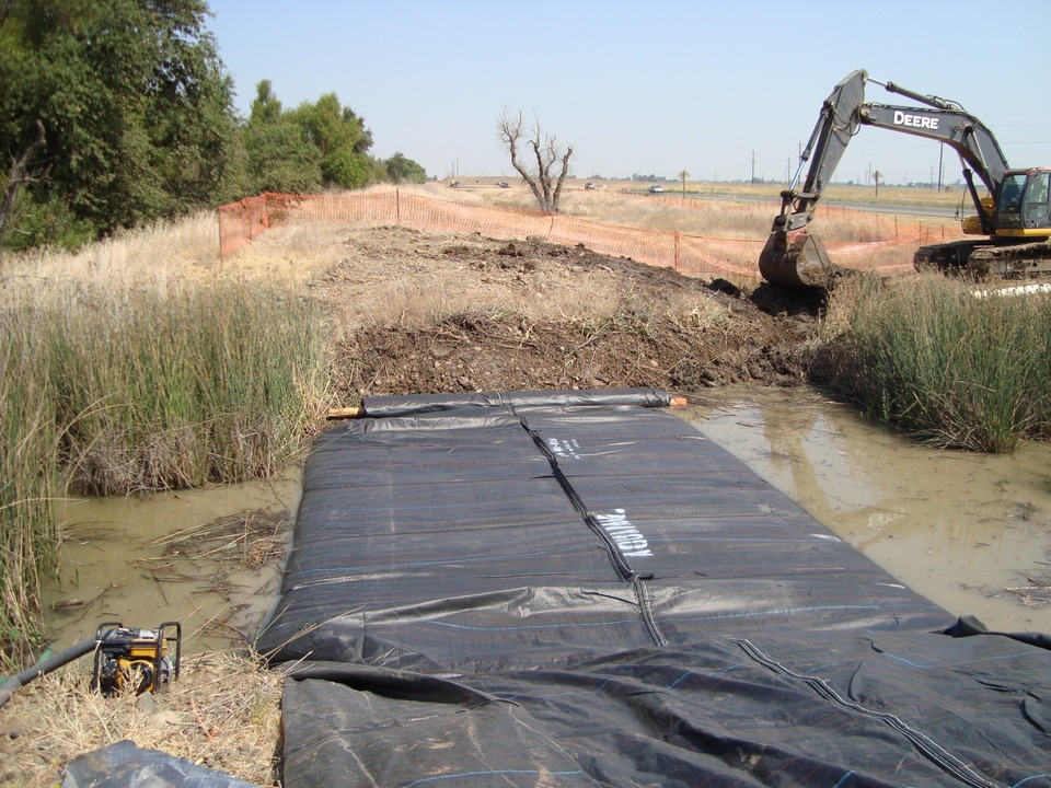 Canal, Pipeline, Caltrans Nicholaus, CA 2009