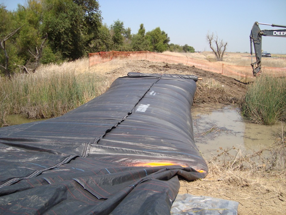 Canal, Pipeline, Caltrans Nicholaus, CA 2009