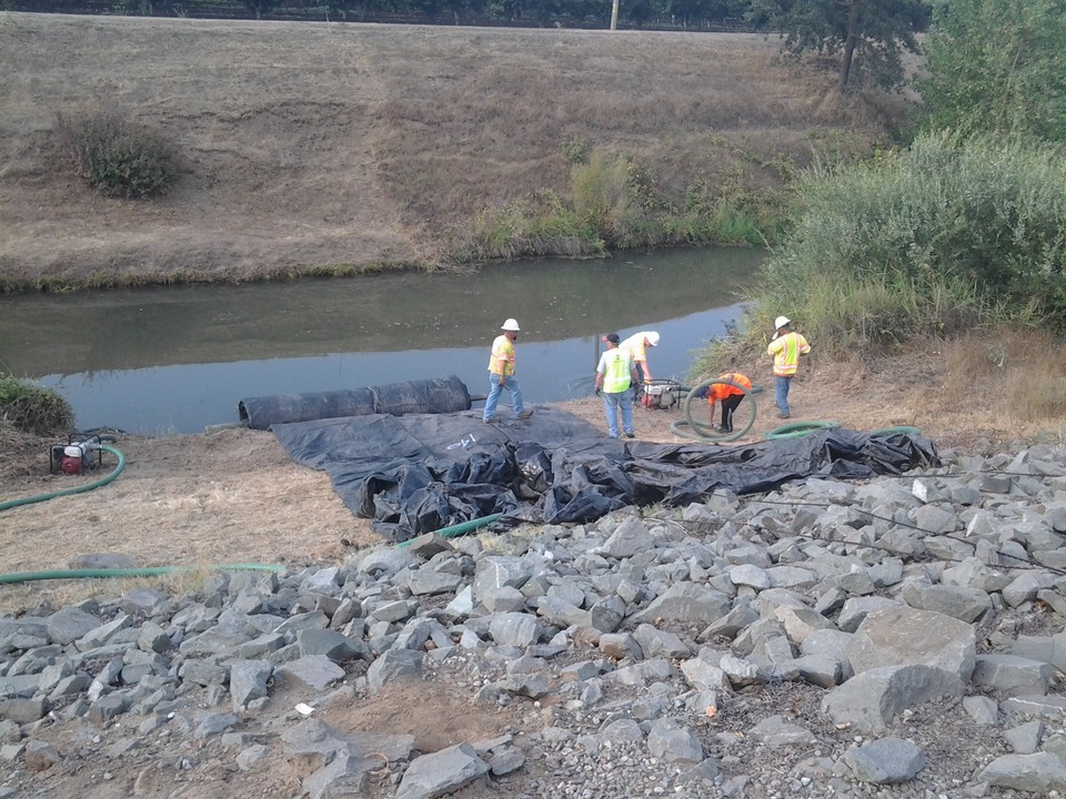 Canal Job Stockton, CA 2013