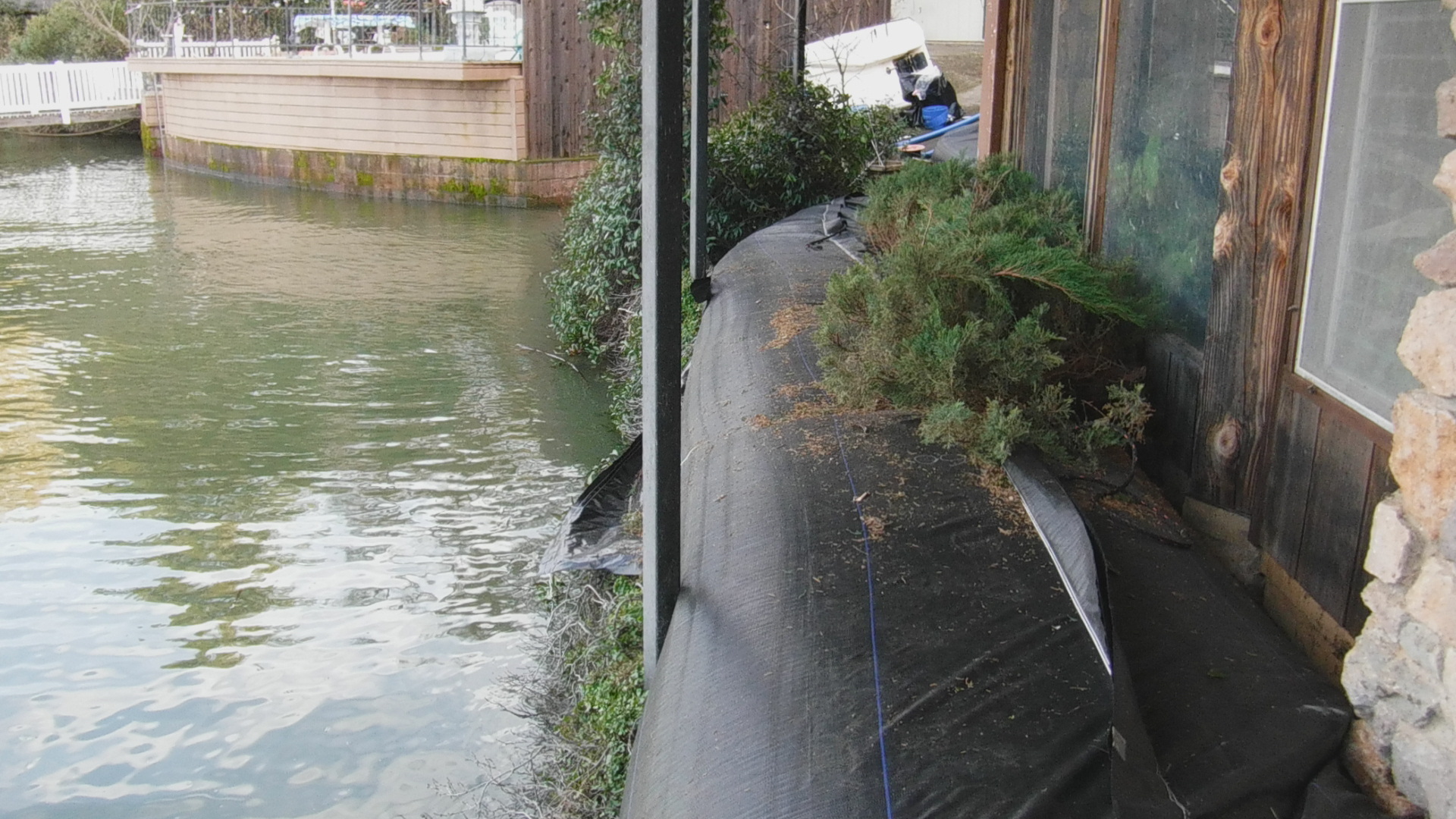 Residential Flood Control Installation Clearlake, CA 2017