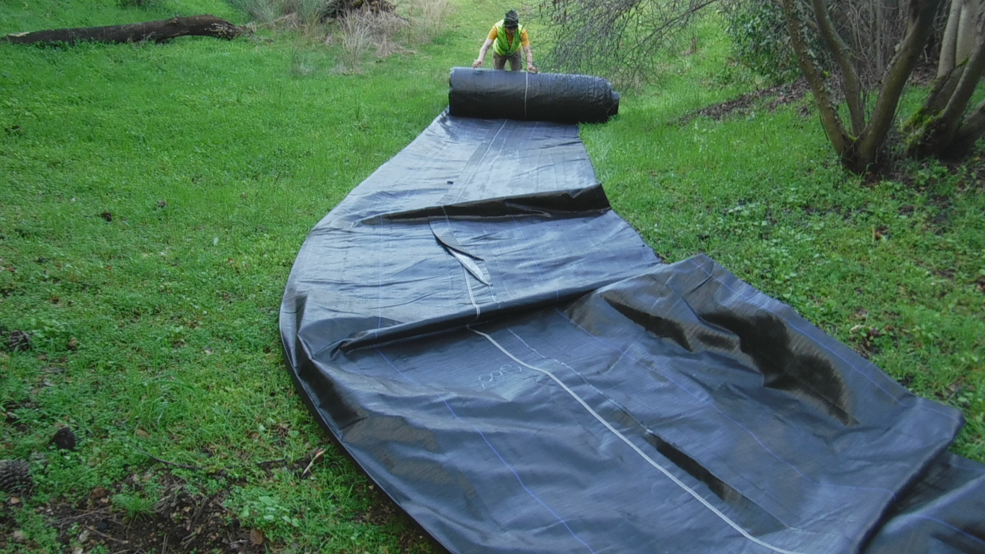 Residential Flood Control Installation Clearlake, CA 2017