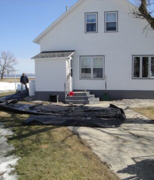 Residential Flood Control, Campbell MN 2011