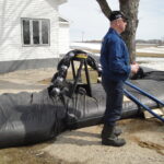 Residential Flood Control, Campbell MN 2011