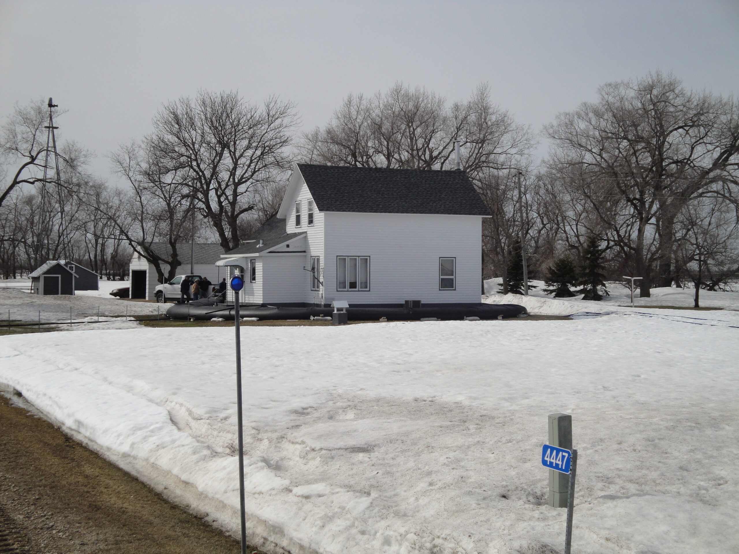 Residential Flood Control, Campbell MN 2011
