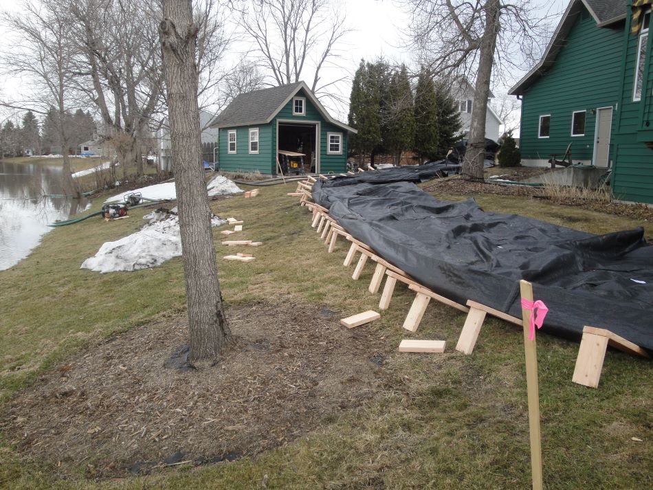 Residential Flood Control, Moorhead, MN 2011