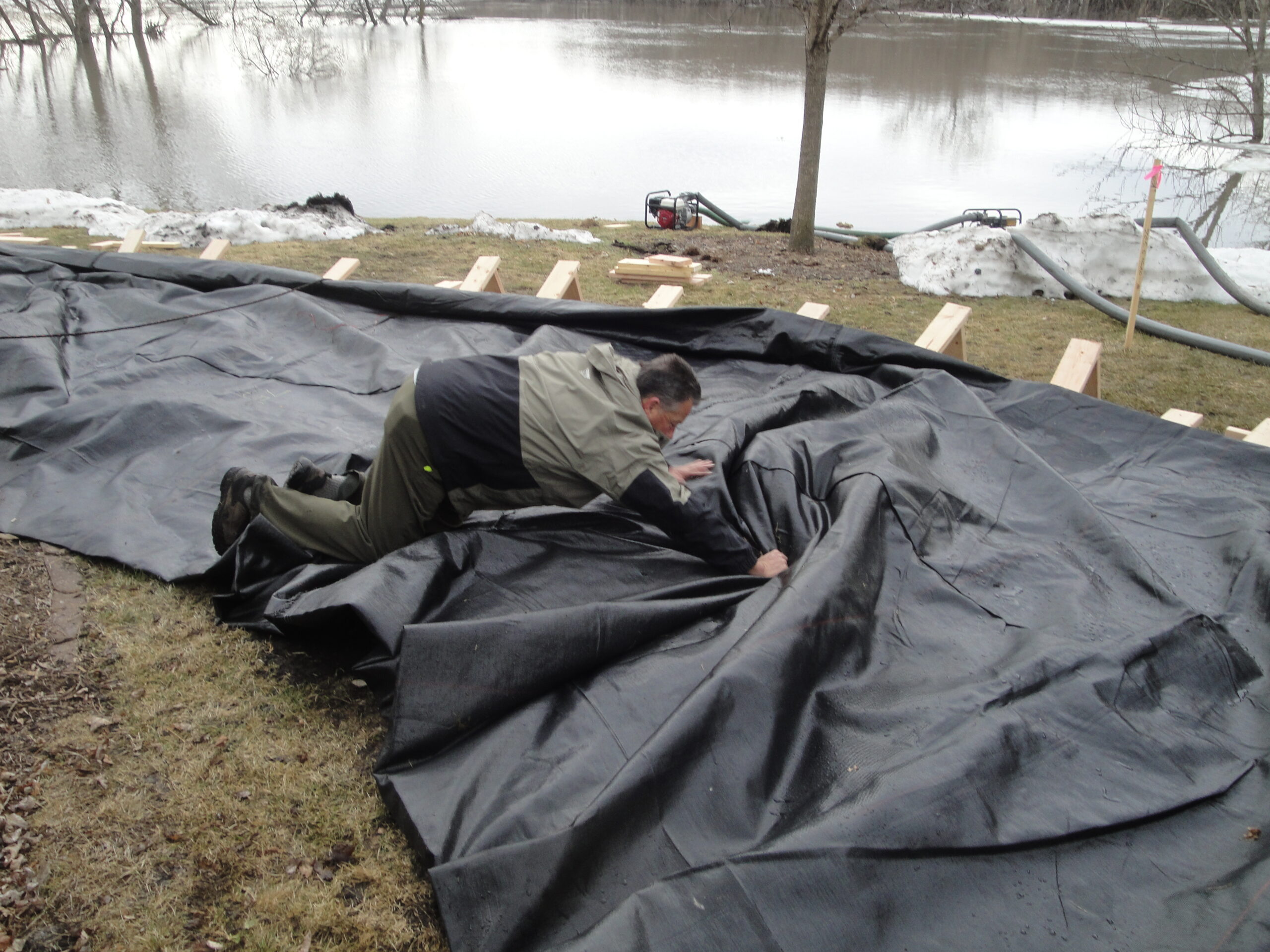 Residential Flood Control, Moorhead, MN 2011