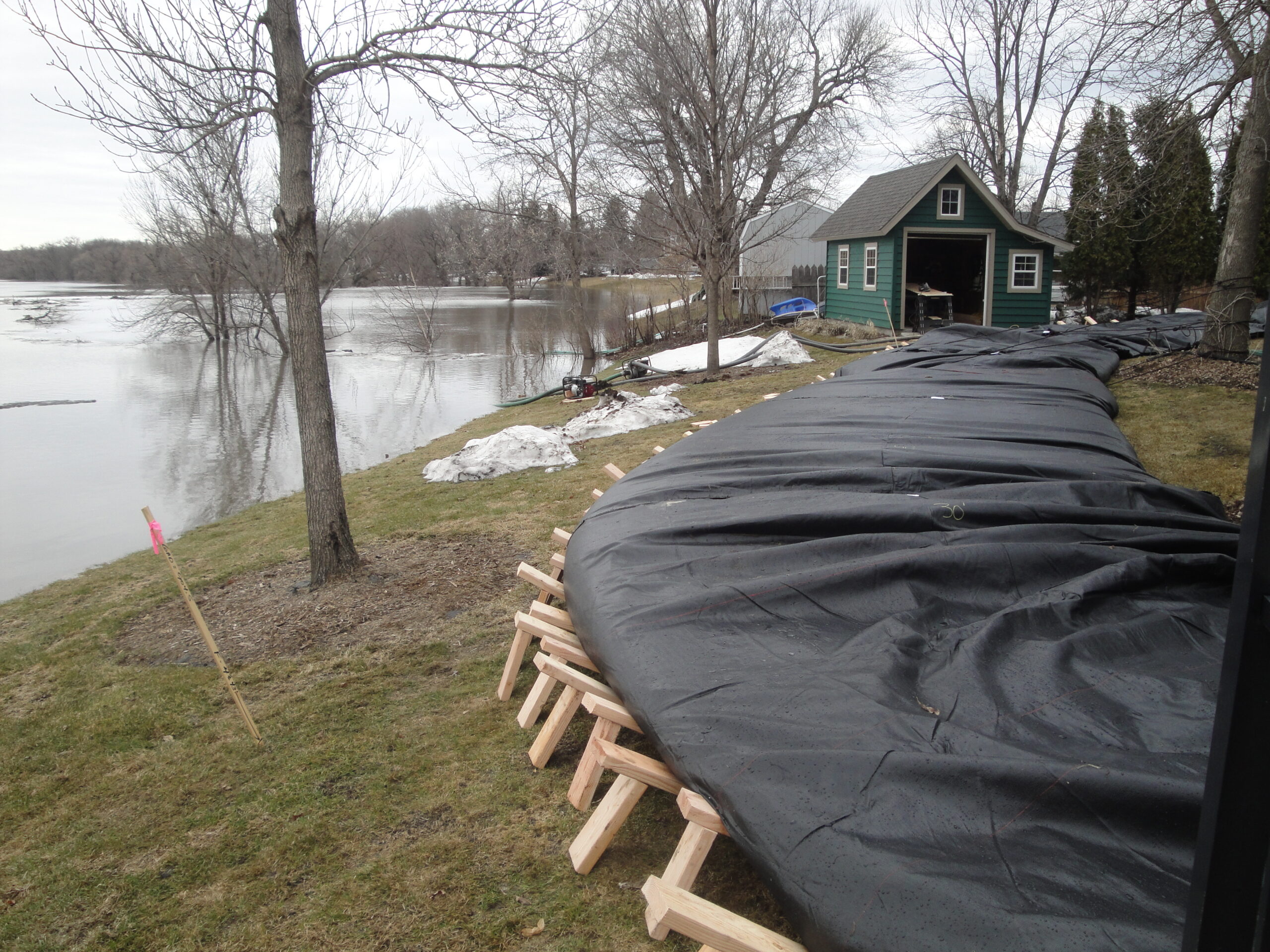 Residential Flood Control, Moorhead, MN 2011