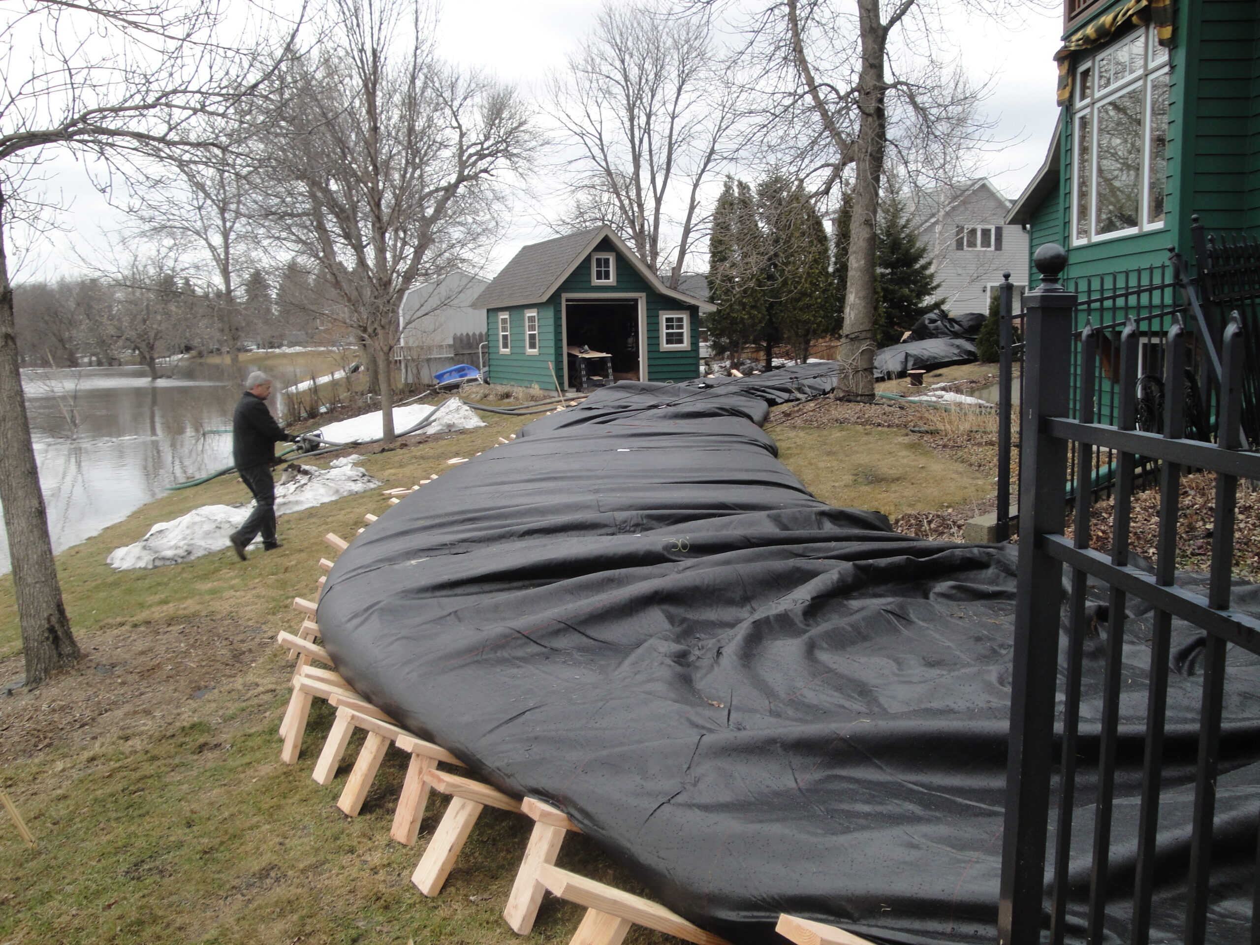 Residential Flood Control, Moorhead, MN 2011